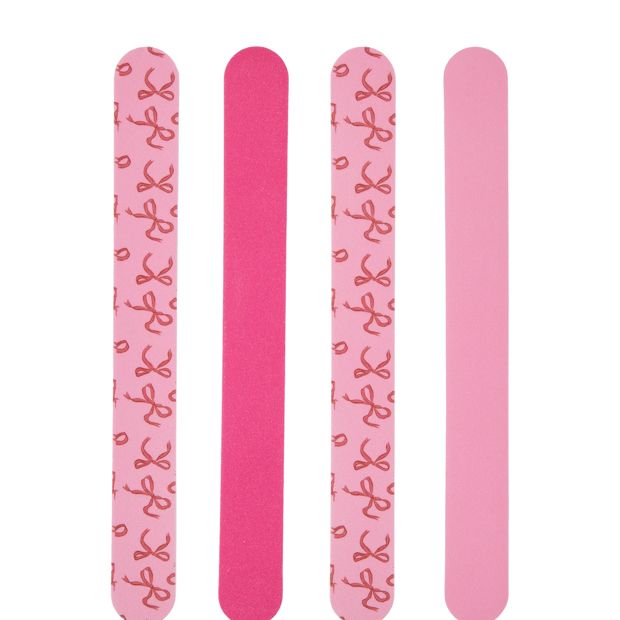 OXX Cosmetics 4 Pack Nail File Set - Pink