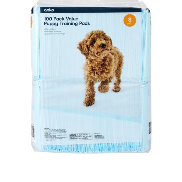 Anko 100 Pack Puppy Pads - Small