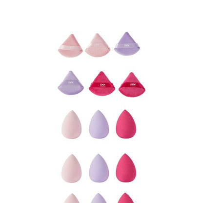 OXX Cosmetics 15 Pack Blender Sponge and Puff Set