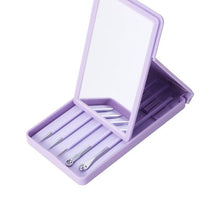 OXX Cosmetics 6 Pack Blackhead Remover Kit with Mirror Case