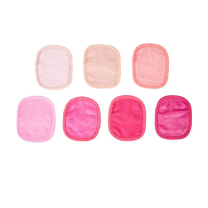 OXX Skincare 7 Pack Makeup Eraser Cleansing Cloth - Pink