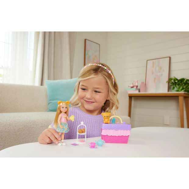 Barbie Family & Friends Club Chelsea Tea Party Picnic Playset