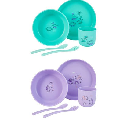 Anko 5 Piece Toddler Feeding Set - Assorted