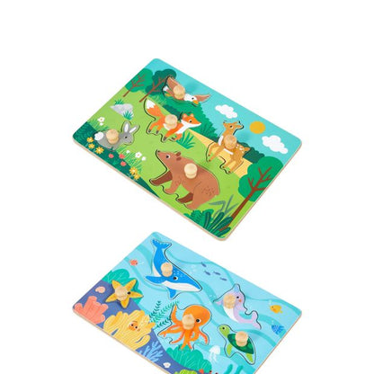 Anko Wooden Animal Puzzle - Assorted