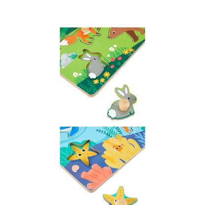 Anko Wooden Animal Puzzle - Assorted
