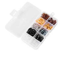 OXX Haircare 170 Piece Mini Claw Clips and Poly Bands - Nude