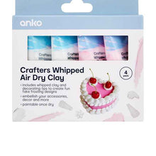 Anko 4 Pack Crafters Whipped Air Dry Clay