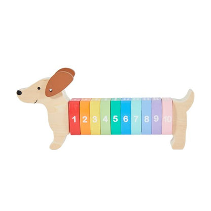 Anko Wooden Play Count and Stack Dog