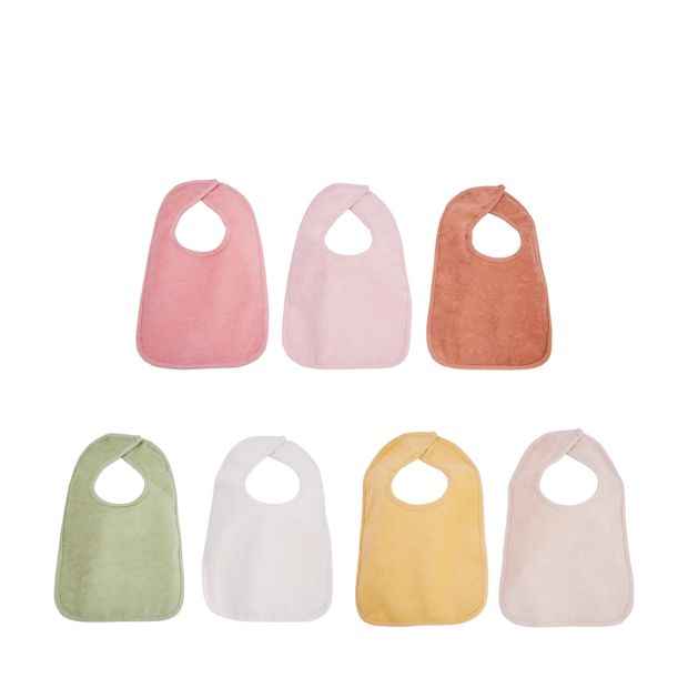 7 Pack Baby Bibs