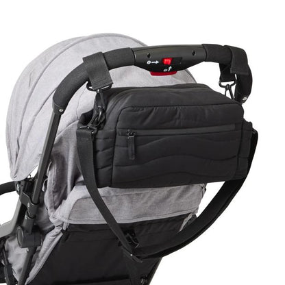 Quilted Stroller Caddy - Black