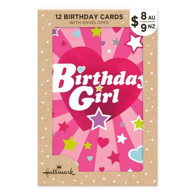 12 Pack Birthday Cards - Animal Designs