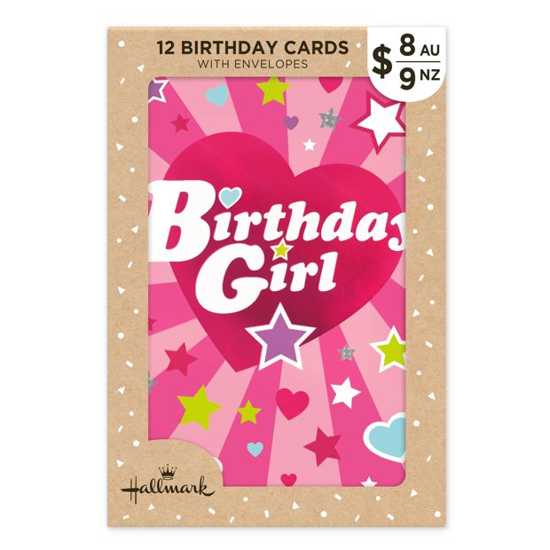 12 Pack Hallmark Birthday Cards - Cat and Dog