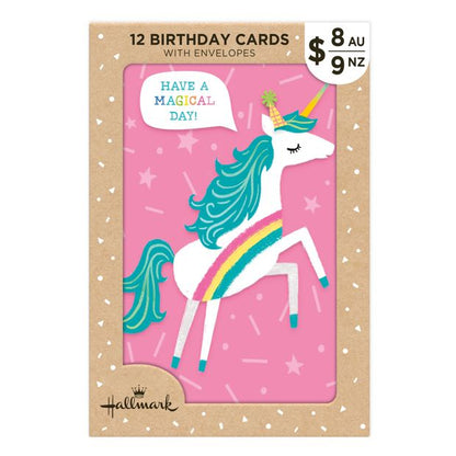 12 Pack Hallmark Birthday Cards - Fun Animals