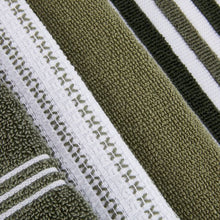 Anko 4 Pack Green Check Terry Tea Towel