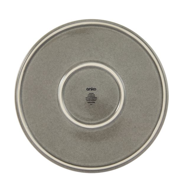Anko Grey Mercer Dinner Plate