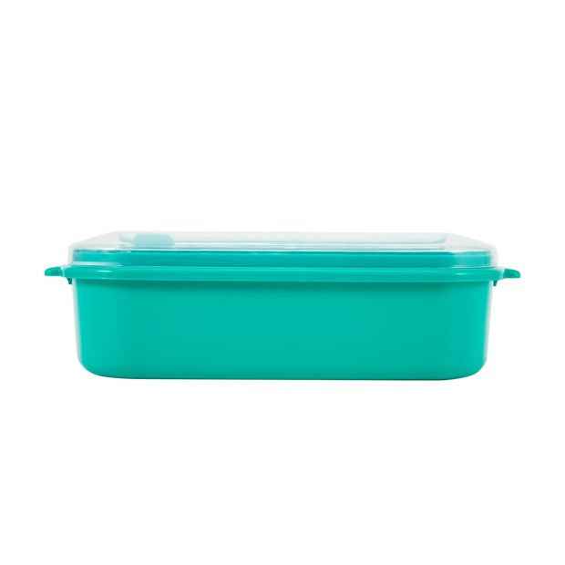 Set of 3 Green Food Storage Containers
