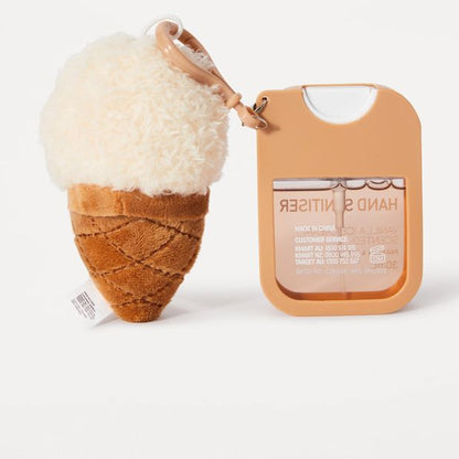 OXX Bodycare Hand Sanitiser with Decoration 30ml - Vanilla Ice Cream Scented