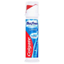 Colgate MaxFresh Cool Mint Toothpaste Pump with Mini Breath Strips 130g
