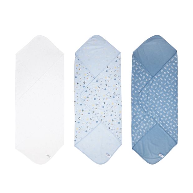 Anko 3 Pack Organic Cotton Jersey Wraps