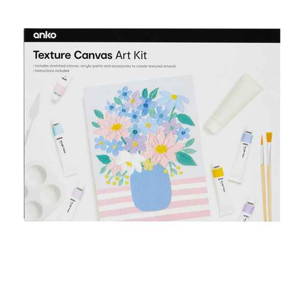 Textured Canvas Painting and Sculpting Art Set