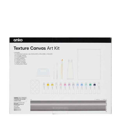 Textured Canvas Painting and Sculpting Art Set