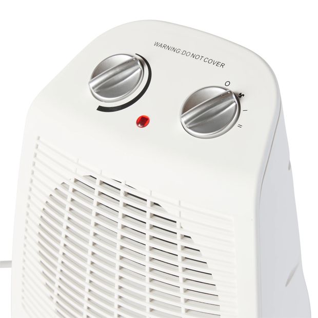 Anko Oscillating Fan Heater - White