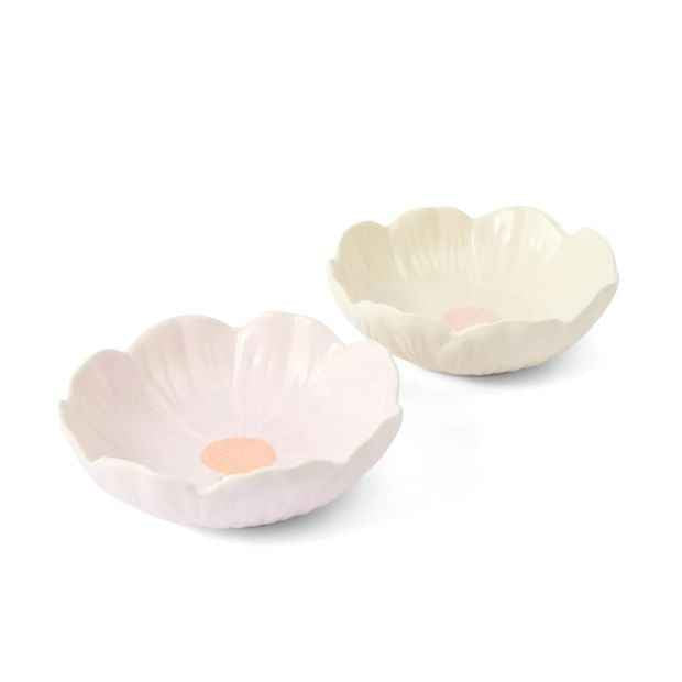 Set of 2 Decorative Serving Bowls