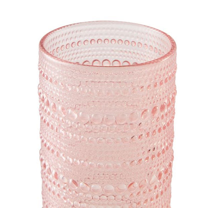 Anko 6 Pink Pearls Highball Glasses