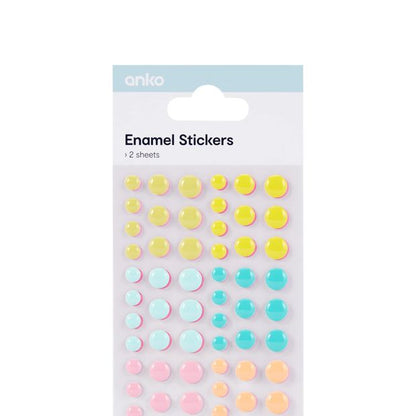Anko Enamel Stickers