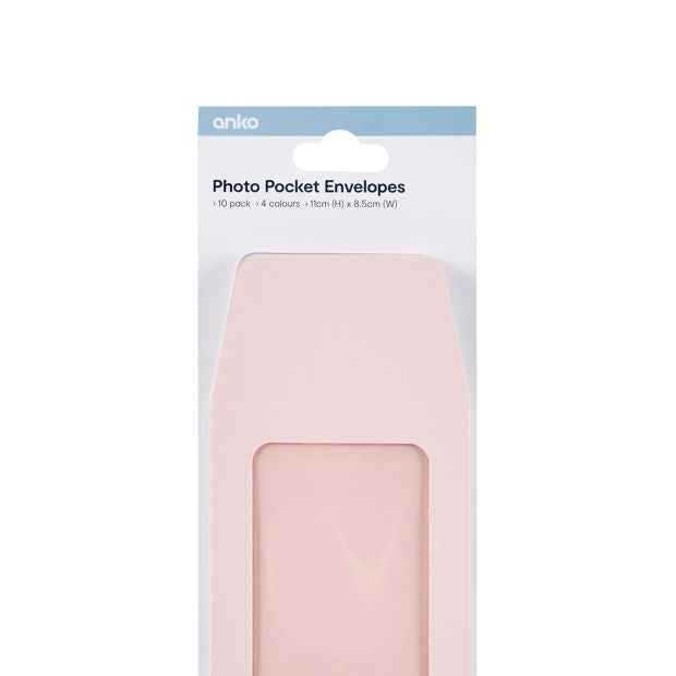 Anko 10 Pack Photo Pocket Envelopes