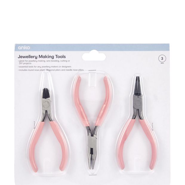 Anko 3 Pack Jewellery Making Tools