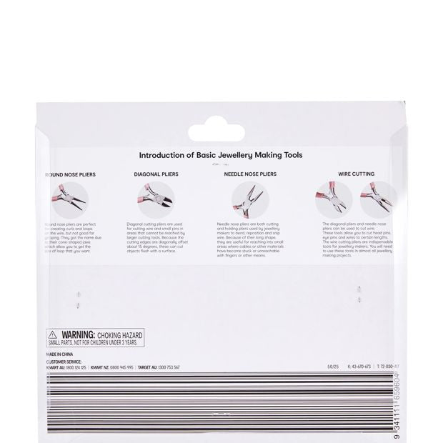 Anko 3 Pack Jewellery Making Tools