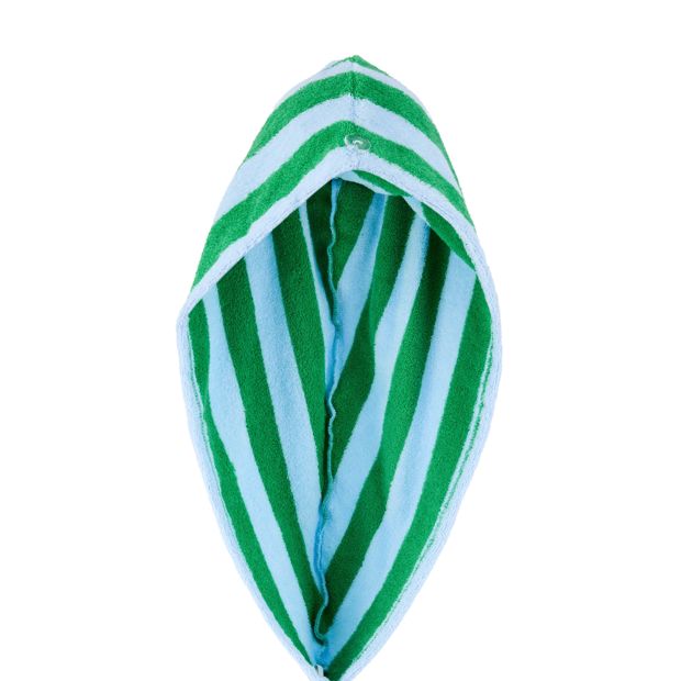 OXX Bodycare Hair Drying Turban - Blue Green