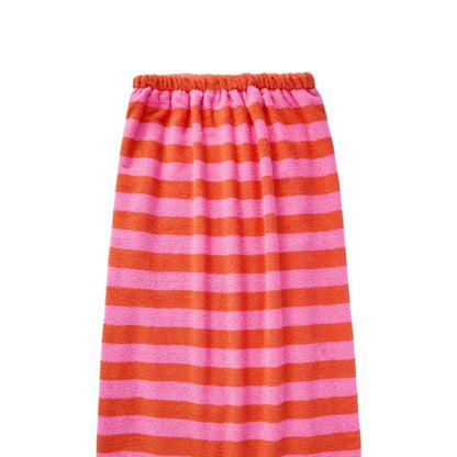 OXX Bodycare Cotton Body Wrap Towel - Pink and Orange