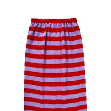 OXX Bodycare Cotton Body Wrap Towel - Purple and Red