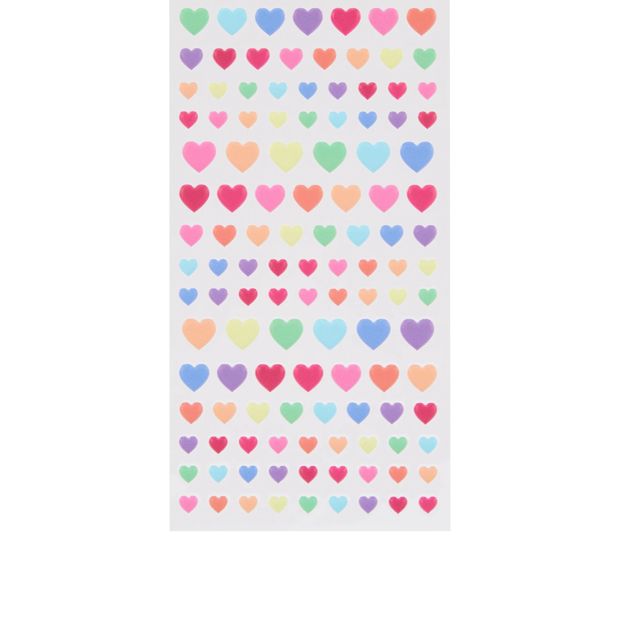 Anko Puffy Stickers - Hearts