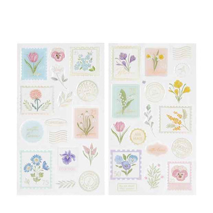 Decorative Foil Stamp Stickers - Vintage Design