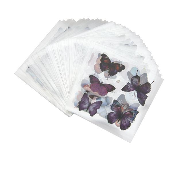 Anko 100 Piece Deco Sticker Set - Butterfly