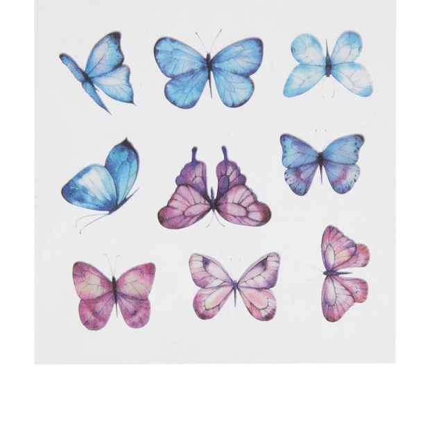 Anko 100 Piece Deco Sticker Set - Butterfly