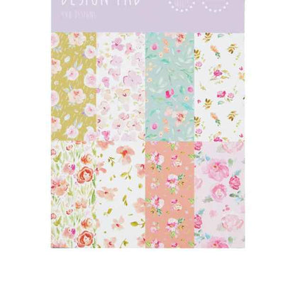Floral Design Paper Pad - 32 Sheets