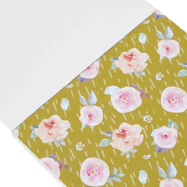Floral Design Paper Pad - 32 Sheets