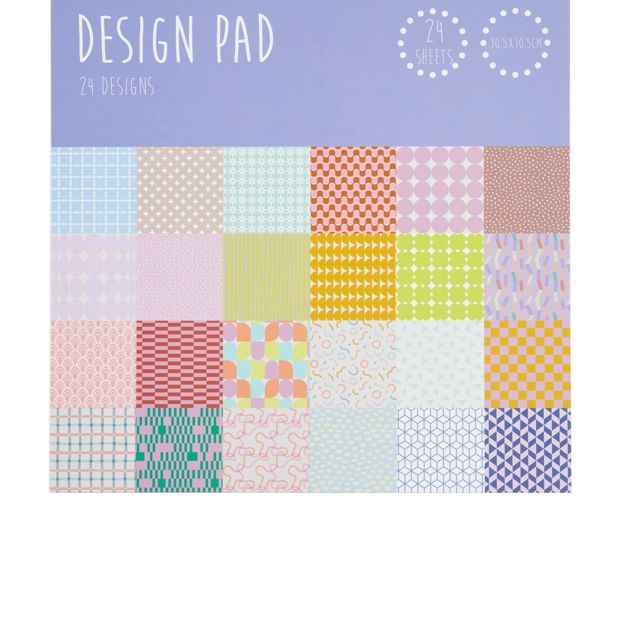 Patterned Sketch Pad - 24 Sheets