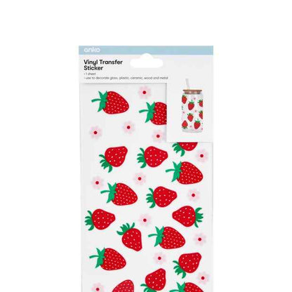 Anko Vinyl Transfer Sticker - Strawberry