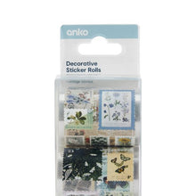 Anko 2 Pack Decorative Sticker Rolls - Vintage Stamps