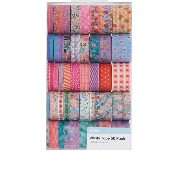 Anko 50 Pack Washi Tapes