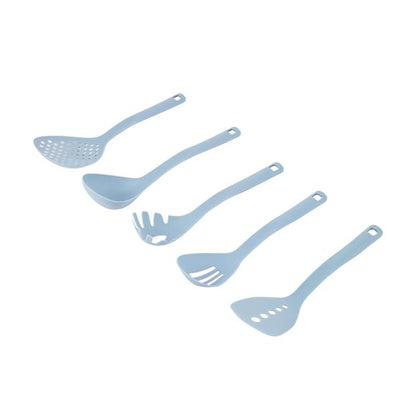 Set of 5 Utensils, Blue - Anko