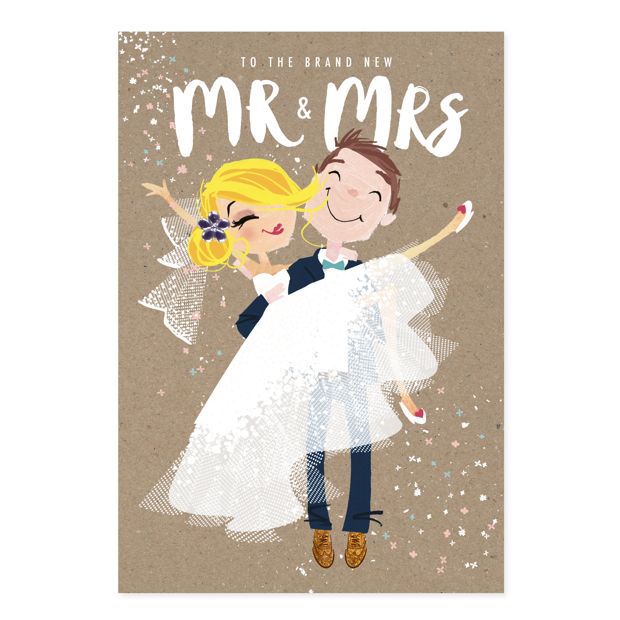 Hallmark Wedding Card - Mr & Mrs