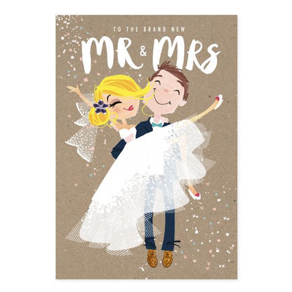 Hallmark Wedding Card - Mr & Mrs