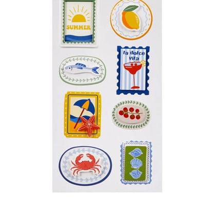 Anko 8 Pack 3D Stickers - Stamps