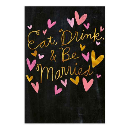 Hallmark Card - Eat, Drink & Be Married